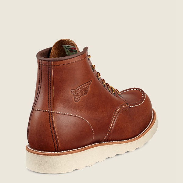 Work Støvler Herre - Red Wing Traction Tred - 6-Inch Soft Toe - Brune - PRATEN-906